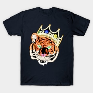 Neon Tiger King Bar Sign T-Shirt